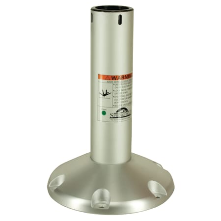 Springfield Marine 2-7/8" Series Locking Second Generation Pedestal, Anodized Finish, 12" 1240012SAL